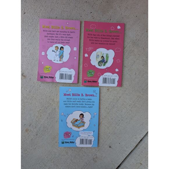 Billie B Brown Early Chapter Books Lot Usborne Paperpie Big Sister Spotty Vacat - Picture 5 of 5